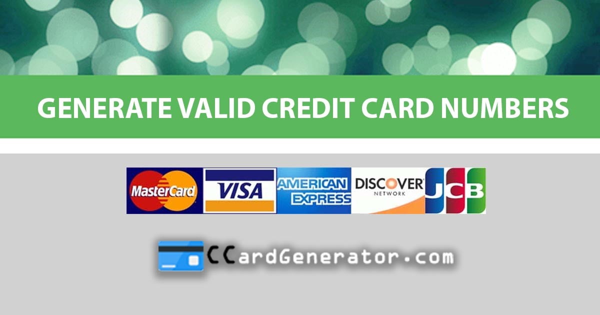 3 Best Random Credit Card Generator With Money that Works